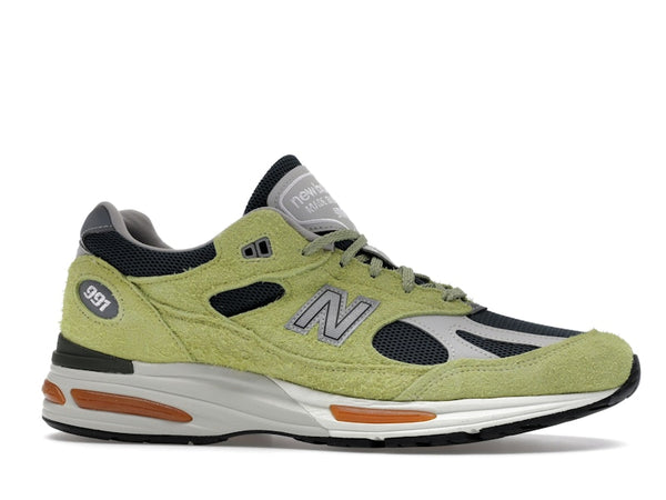 New Balance 991v2 MiUK Grape Sorbet - Beechnut/Trekking Green - U991GT2 - 01