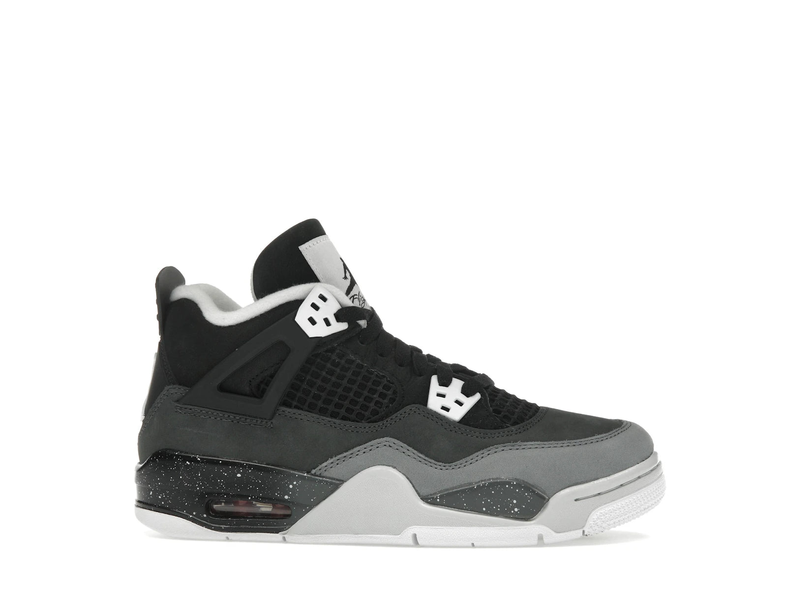 Air Jordan 4 Retro Fear (2024) (GS) - Black/White/Anthracite/Black/Pure Platinum - FQ8213-002 - 01