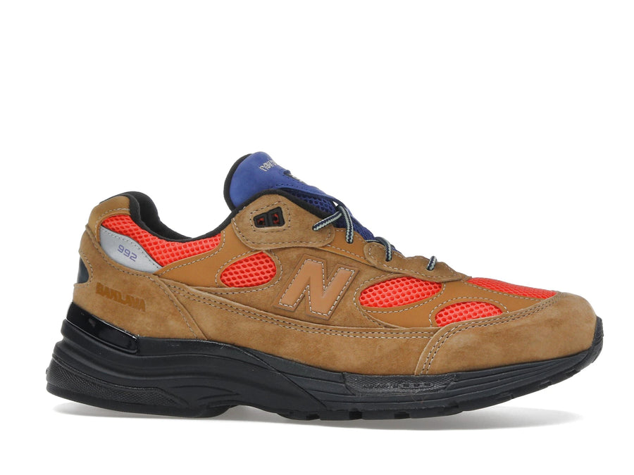 New Balance 992 Miusa Action Bronson Tan Red - Golden Brown/Flame - U992AB1 - 01