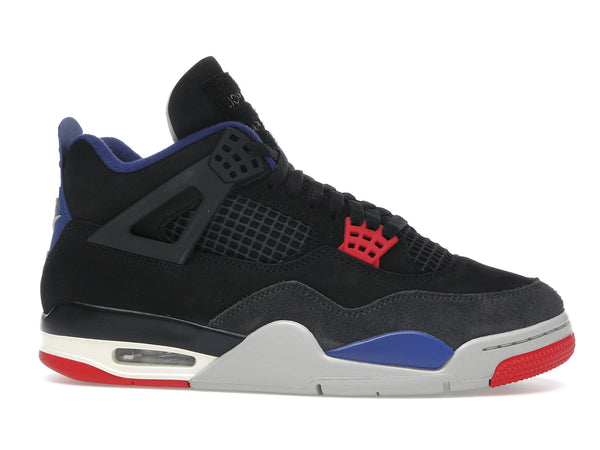 Air Jordan 4 Retro Rare Air Gold Lettering - Black/Fire Red/Deep Royal Blue/Dark Smoke Grey/Tech Grey - (Gold) FV5029-003 - 01