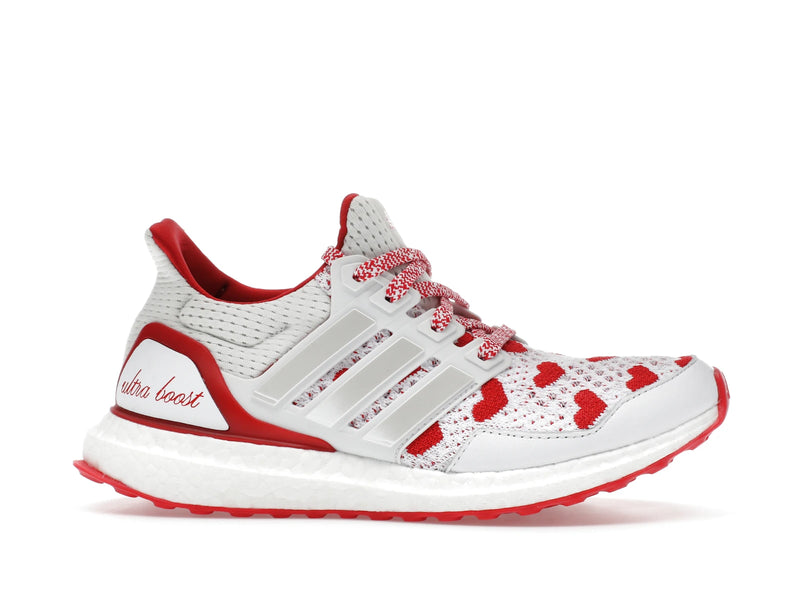 Adidas Ultra Boost 10 Valentines Day - Cloud White/Zero Metallic/Better Scarlet - JR5845 - 01