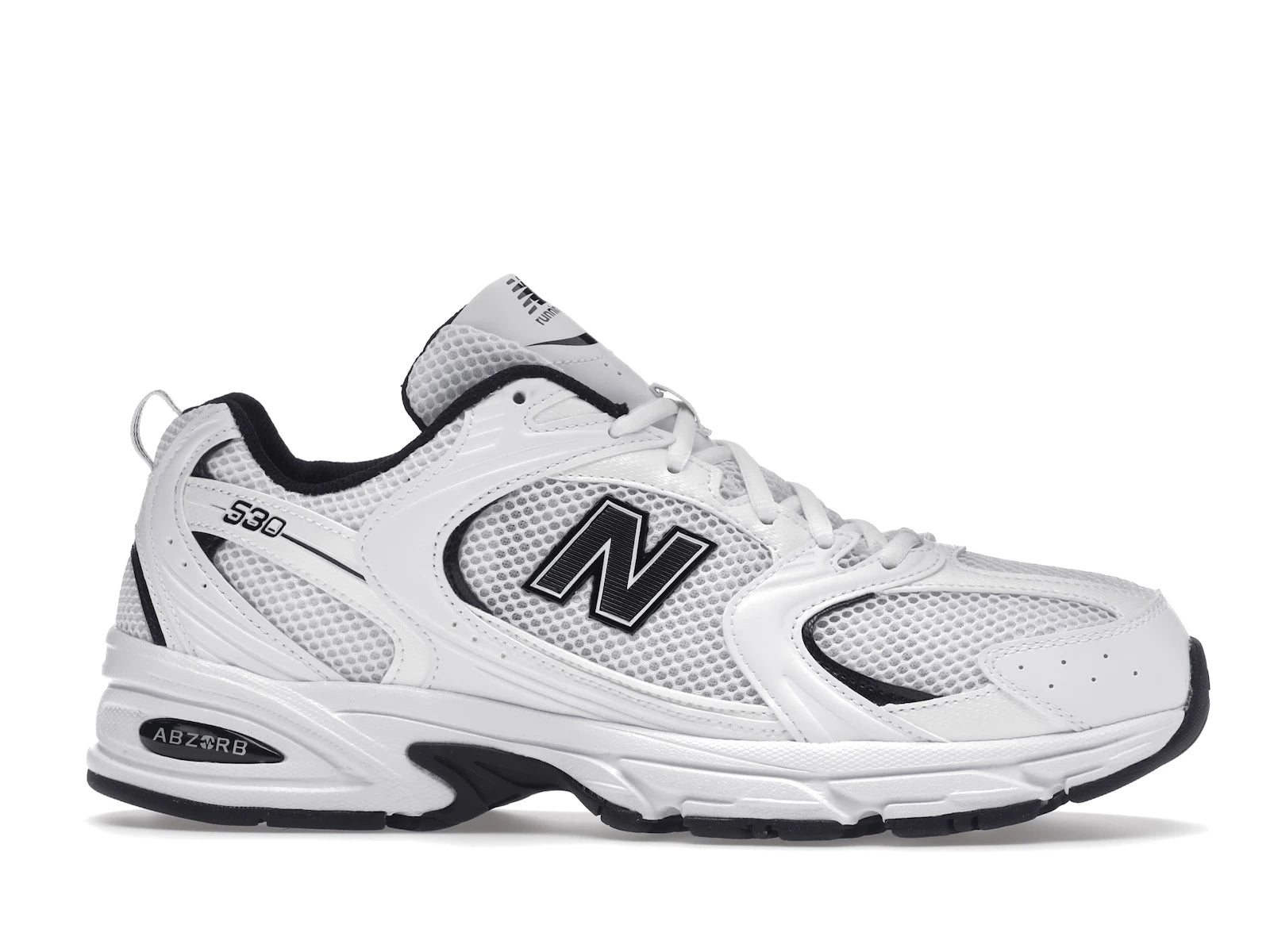 New Balance 530 White Black Details - White/Black - MR530EWB - 01