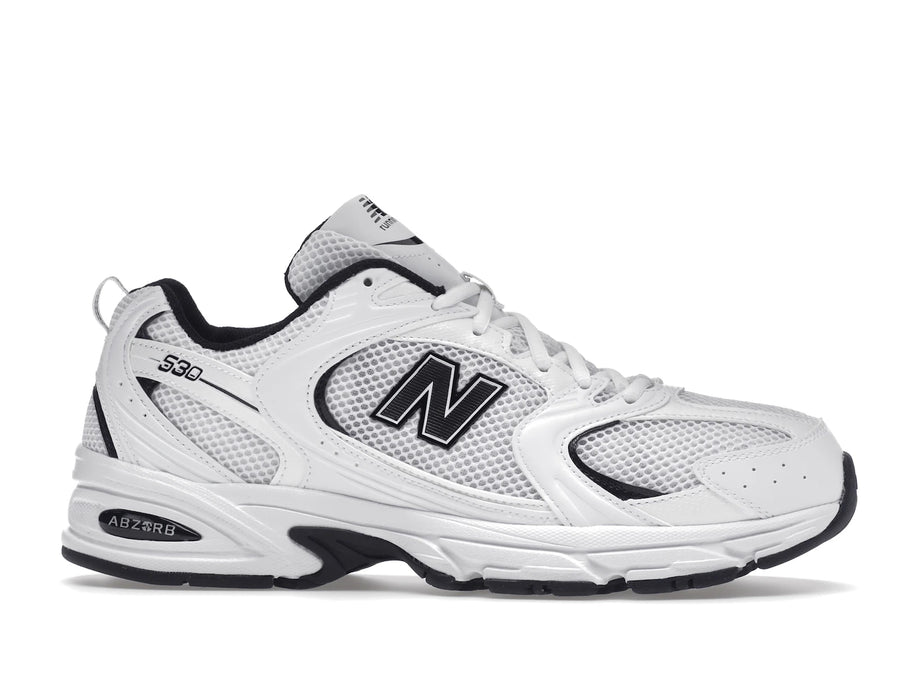 New Balance 530 White Black Details - White/Black - MR530EWB - 01