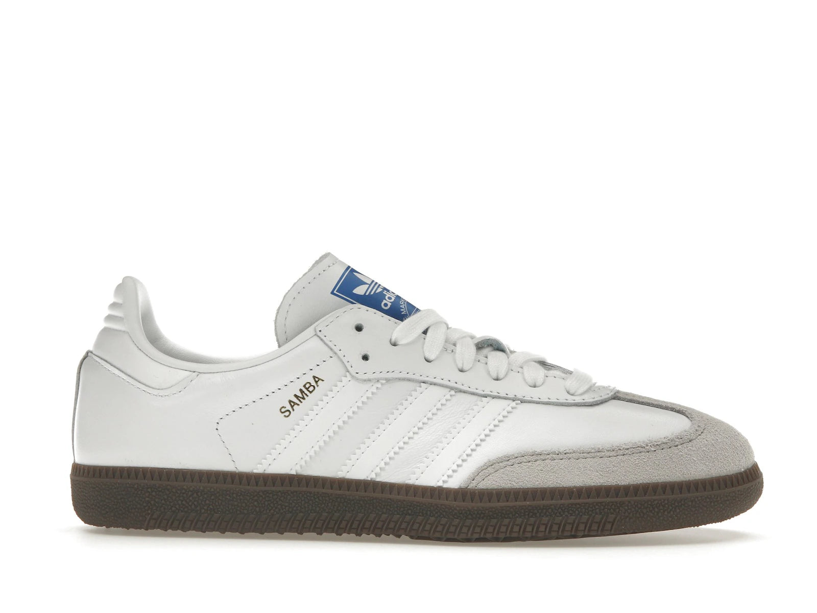 Adidas Samba Cloud White Blue Gum - Cloud White/Cloud White/Gum - IE3439 - 01