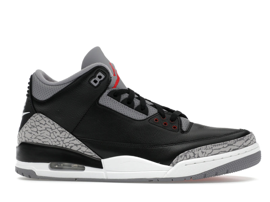 Air Jordan 3 Retro Black Cement (2024) - Black/Fire Red/Cement Grey/Sail - DN3707-010 - 01