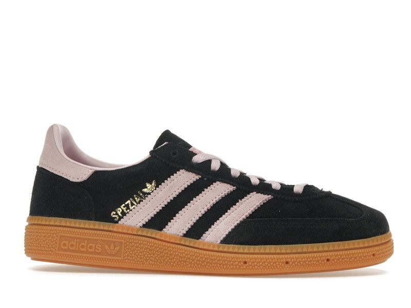 adidas Handball Spezial Core Black Clear Pink Gum (Women's) - Core Black/Clear Pink/Gum - IE5897 - 01