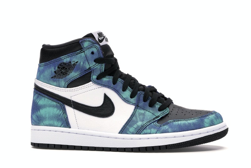 Air Jordan 1 Retro High Tie Dye (W) - White/Black-Aurora Green - CD0461-100 - 01