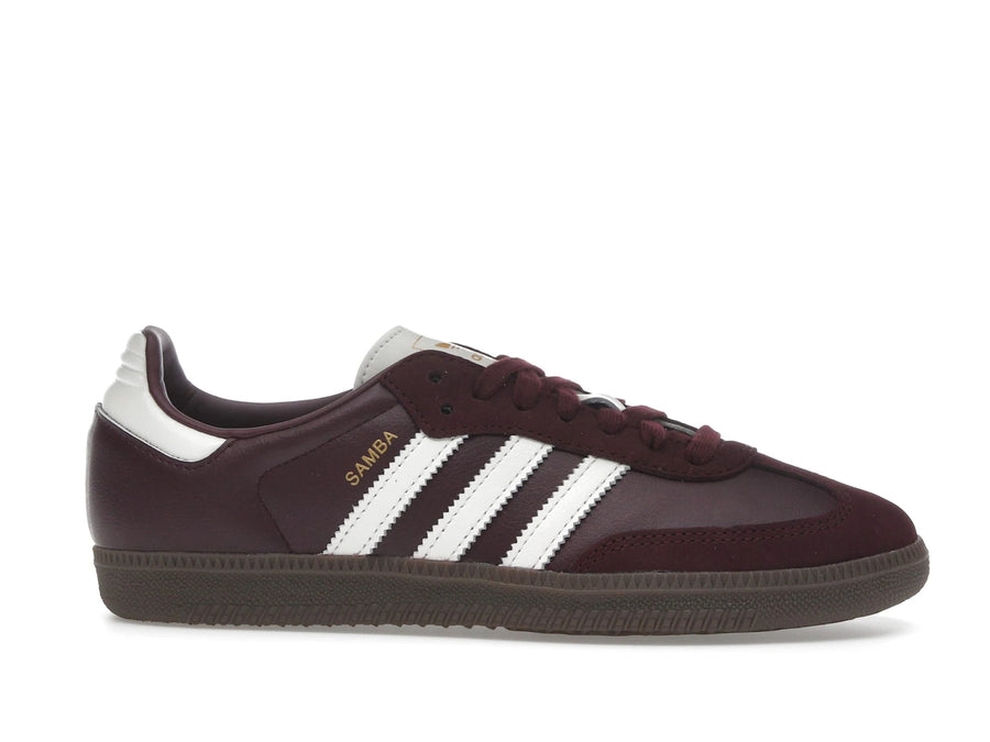 Adidas Samba OG Maroon Off White Gum - Maroon/Off White/Gum - JR8844 - 01