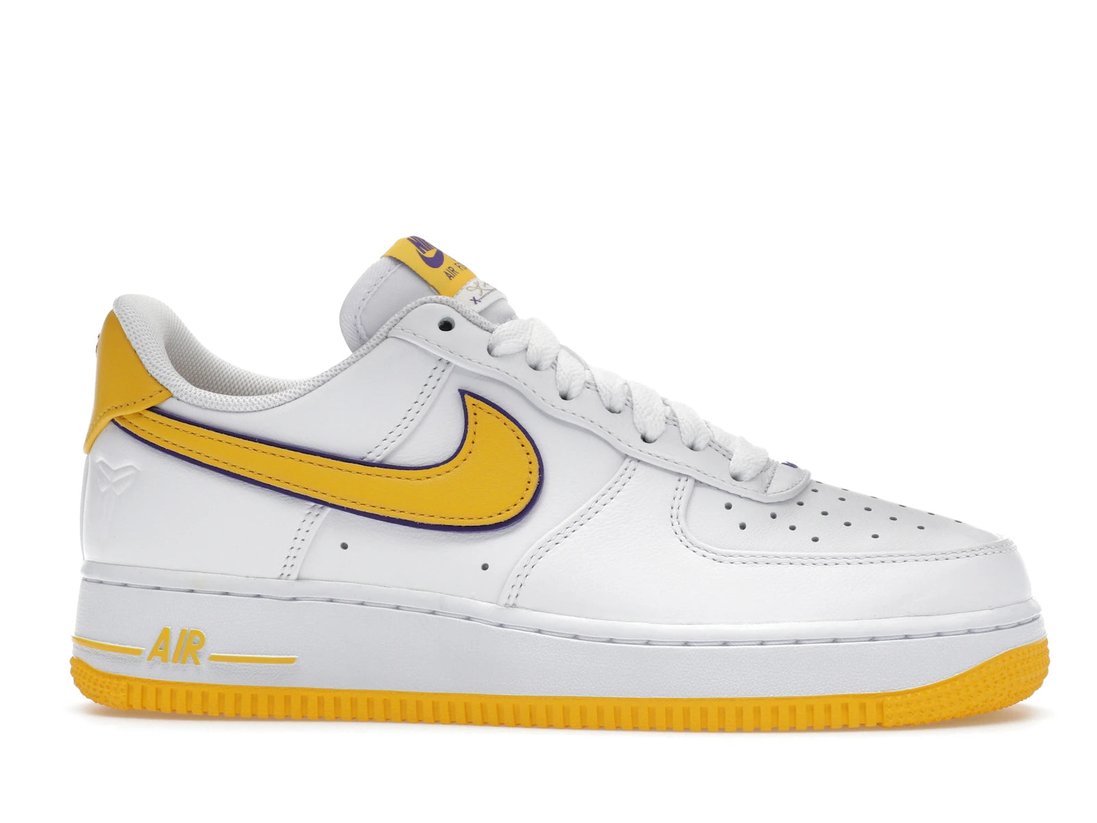 Nike Air Force 1 Low Kobe Bryant Lakers Home - White/Varsity Maize/Varsity Purple - FZ1151-100 - 01