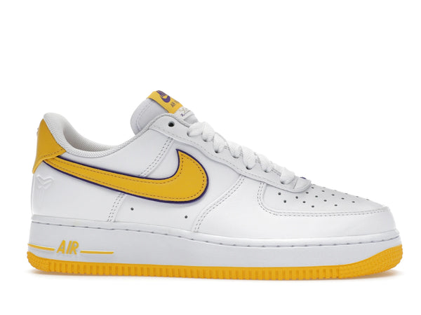 Nike Air Force 1 Low Kobe Bryant Lakers Home - White/Varsity Maize/Varsity Purple - FZ1151-100 - 01