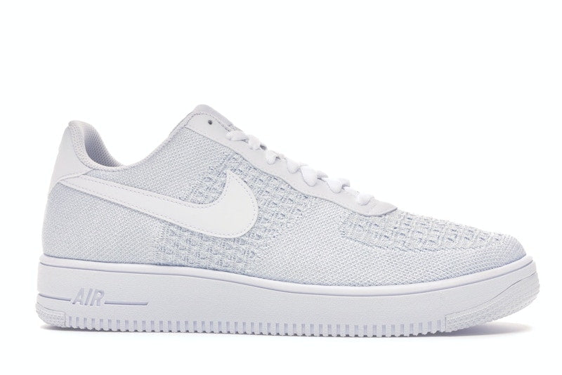 Nike Air Force 1 Flyknit 2 White Pure Platinum - White/Pure Platinum-Pure Platinum-White - AV3042-100 - 01