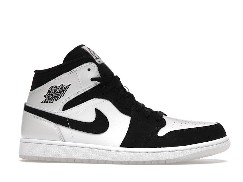 Air Jordan 1 Mid Diamond Shorts - White/Black - DH6933-100 - 01