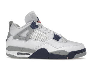Air Jordan 4 Retro White Midnight Navy 