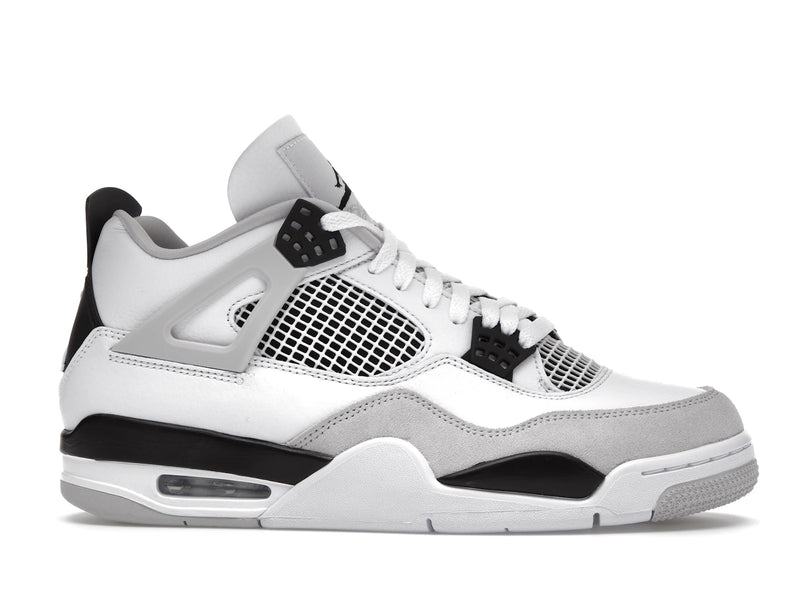 Air Jordan 4 Retro Military Black - White/Black-Neutral Grey - DH6927-111 - 01