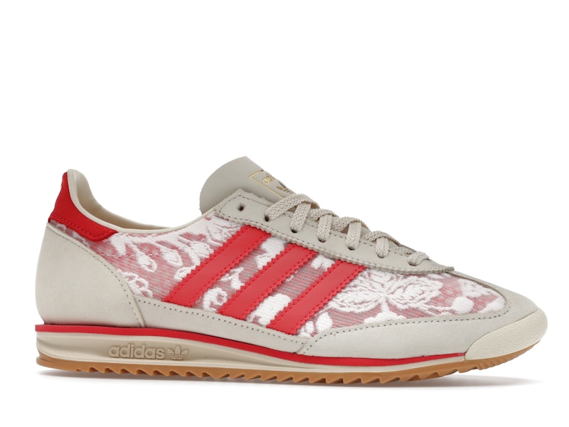 adidas SL 72 OG Liberty London Better Scarlet (Women's) - Footwear White/Crew White/Better Scarlet - JS1311 - 01