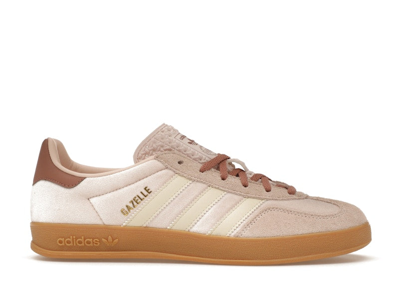 adidas Gazelle Indoor Wonder Quartz Velvet (Women's) - Wonder Quartz/Warm Clay/Gum - JR0232 - 01