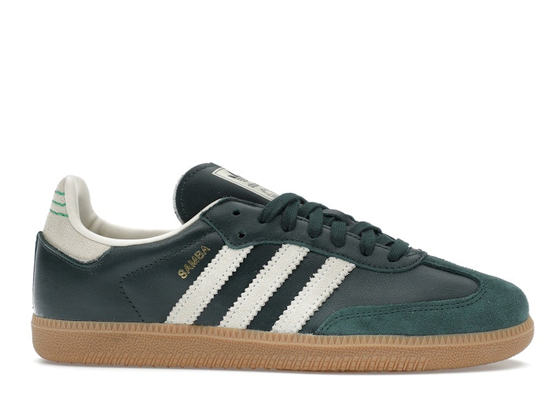 Adidas Samba OG Shadow Green Cream White Gold Metallic - Shadow Green/Cream White/Gold Metallic - ID1483 - 01