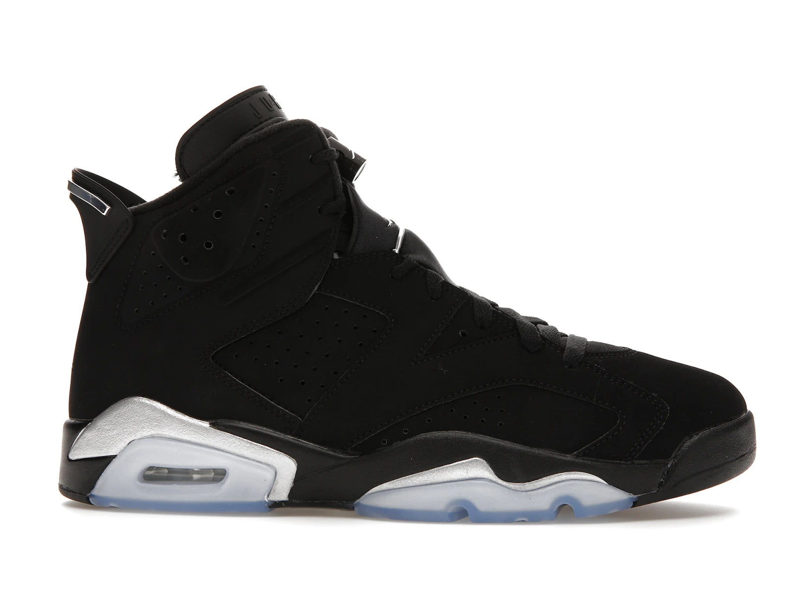 Air Jordan 6 Retro Metallic Silver - Black/Black/Metallic Silver - DX2836-001 - 01