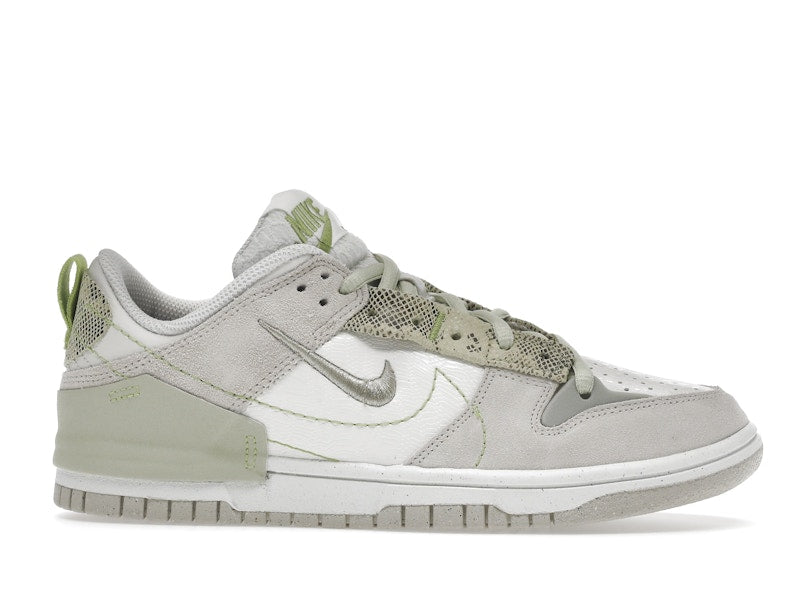 Nike Dunk Low Disrupt 2 Green Snake (Women's) - White/Off White/Green Snake - DV3206-001 - 01
