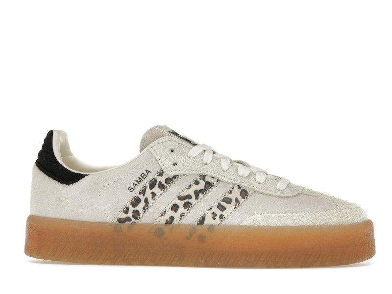 adidas Sambae Leopard Off White (Women's) - Off White/Cream White/Core Black - JI4226 - 01