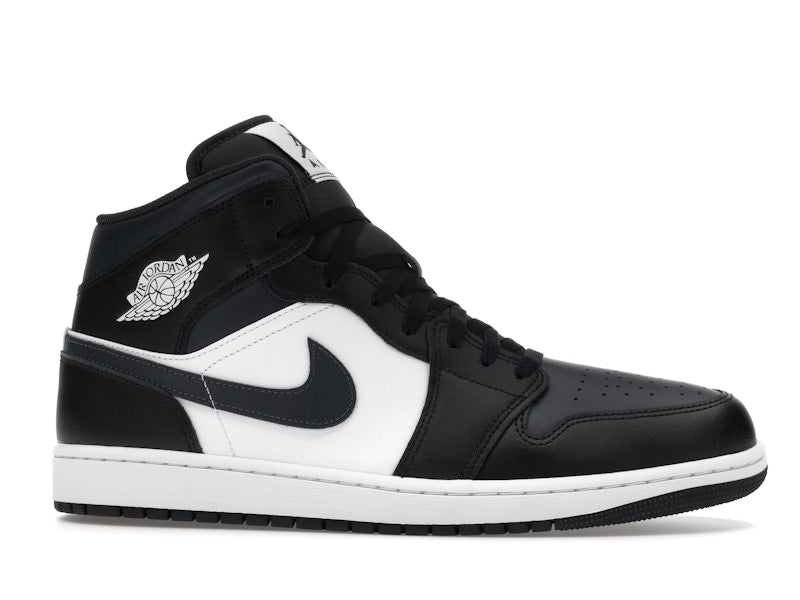 Air Jordan 1 Mid Off Noir Toe - Black/Off Noir/Summit White - DQ8426-010 - 01