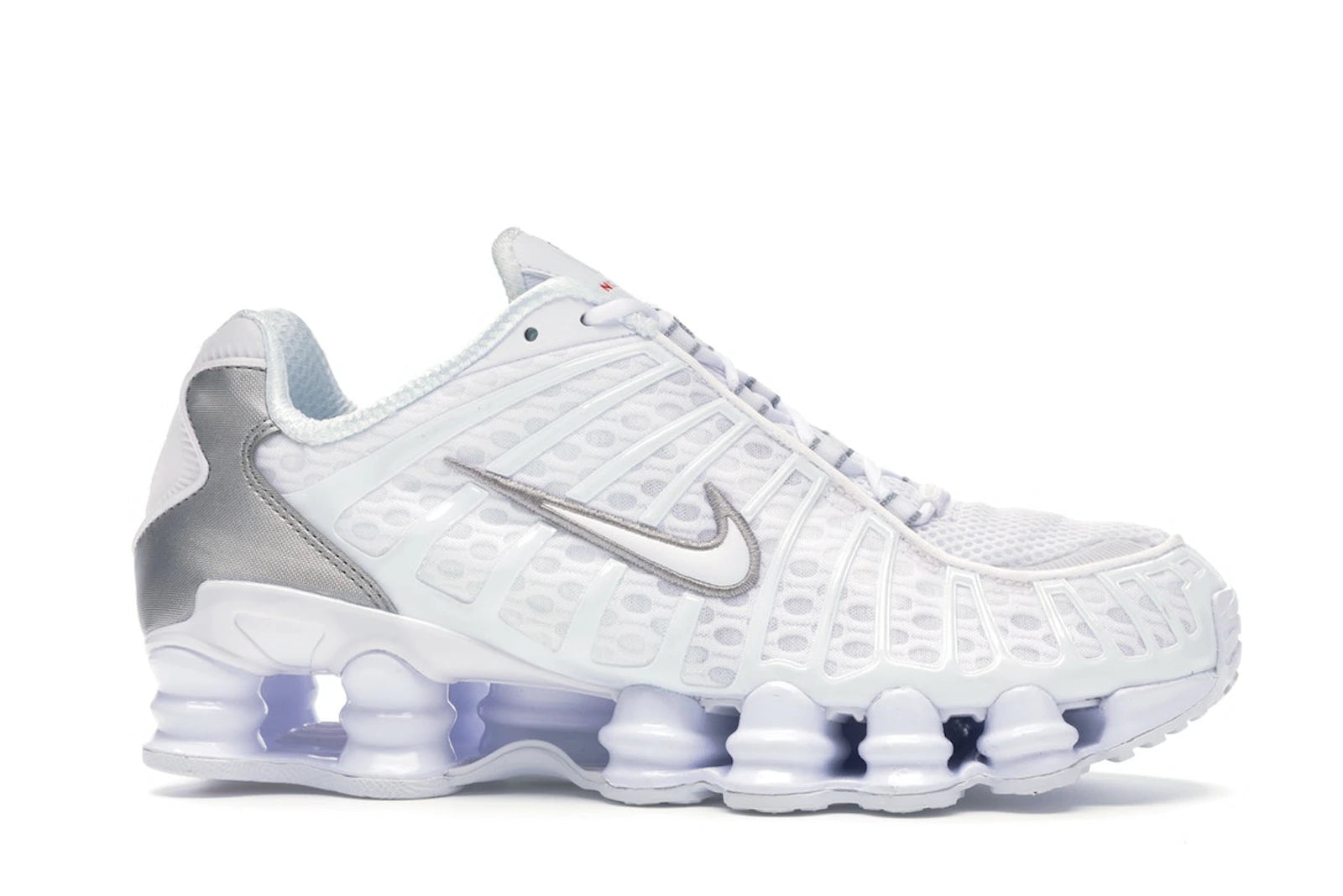 Nike Shox Tl White Metallic Silver - White/Metallic Silver-Max Orange-White - AV3595-100 - 01