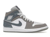 Air Jordan 1 Mid SE White Medium Grey Cool Grey - White/Medium Grey/Cool Grey - HF3216-100 - 01