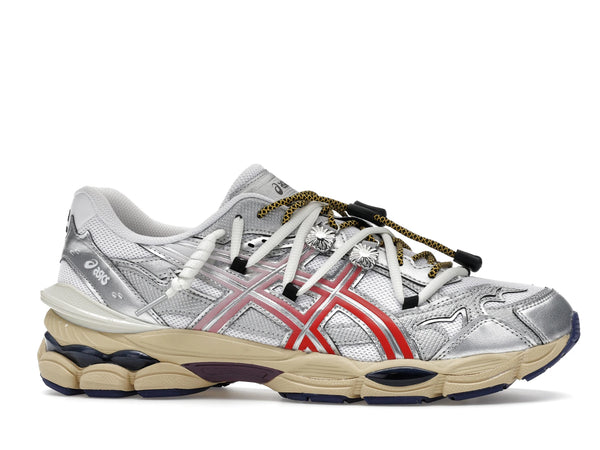 Asics Gel Cumulus 16 Toga White Red Pure Silver - White/Red/Pure Silver - 1203B115-100 - 01