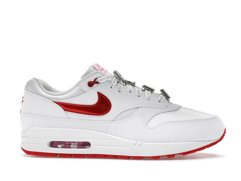 Nike Air Max 1 PRM Valentines Day White - White/University Red/Playful Pink - HV2303-100 - 01