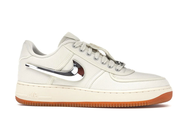 Nike Air Force 1 Low Travis Scott Sail - Sail/Sail-Gum Light Brown - AQ4211-101 - 01