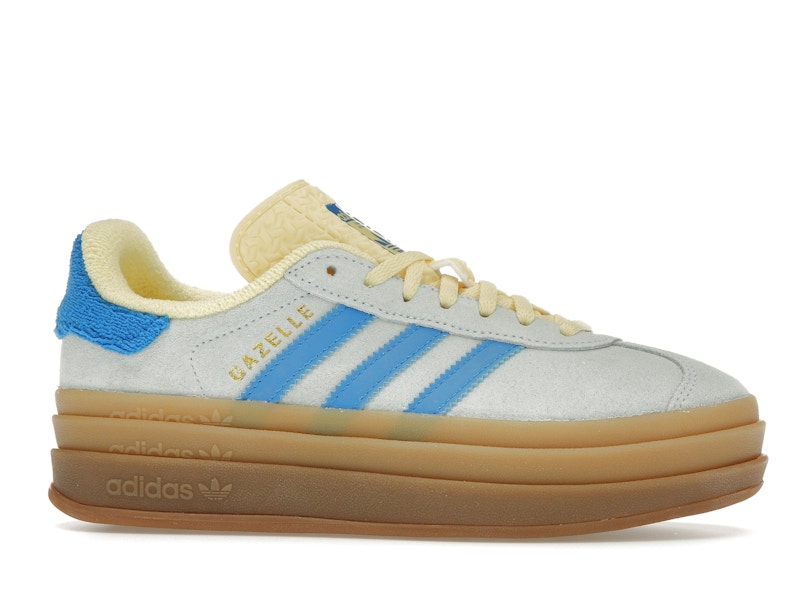 adidas Gazelle Bold Almost Blue Yellow (Women's) - Almost Blue/Bright Blue/Almost Yellow - IE0430 - 01