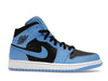 Air Jordan 1 Mid University Blue Black - University Blue/White/Black - DQ8426-401 - 01