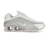 Nike Shox R4 White Metallic Platinum Barely Grape - White/Metallic Platinum/Platinum Tint/Barely Grape - HF5076-100 - 01