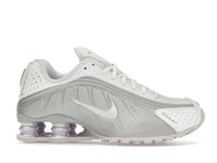 Nike Shox R4 White Metallic Platinum Barely Grape