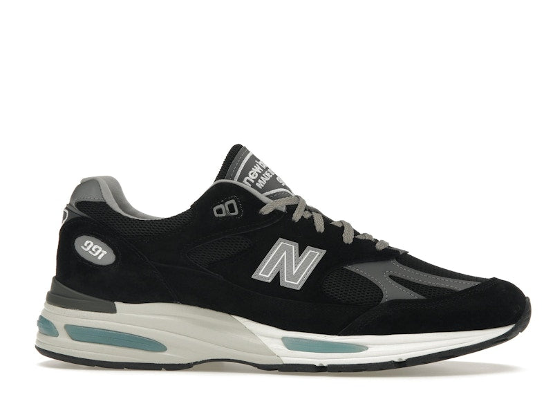 New Balance 991v2 MiUK Black Grey - Black/Grey/Silver - U991BK2 - 01