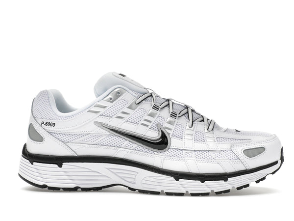Nike P 6000 White Metallic Silver Black - White/Metallic Silver/Black/Black - CD6404-107 - 01