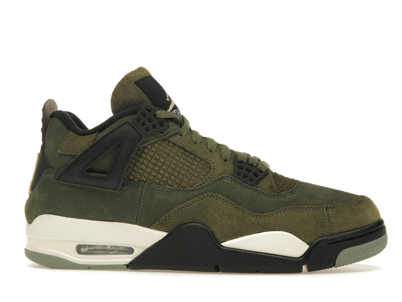 Air Jordan 4 Retro SE Craft Medium Olive - Medium Olive/Pale Vanilla/Khaki/Black/Sail - FB9927-200 - 01