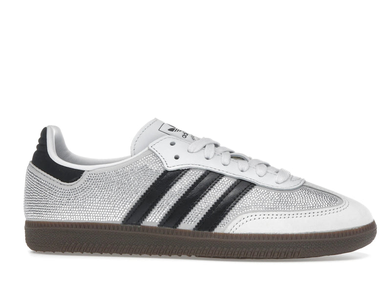 Adidas Samba OG Rhinestone Crystal White Silver - Crystal White/Crystal White/Silver Metallic - IH9055 - 01