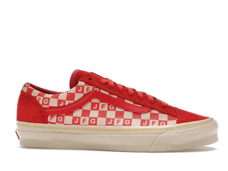 Vans Vault OG Style 36 LX Joe Freshgoods The Honeymoon Stage Red - view 2