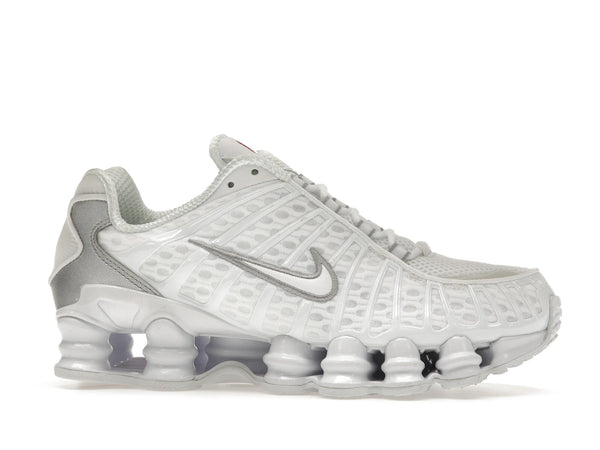 Nike Shox Tl White Metallic Silver (W) - White/Metallic Silver-Max Orange-White - AR3566-100 - 01