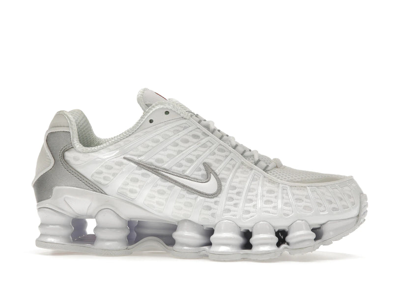 Nike Shox Tl White Metallic Silver (W) - White/Metallic Silver-Max Orange-White - AR3566-100 - 01