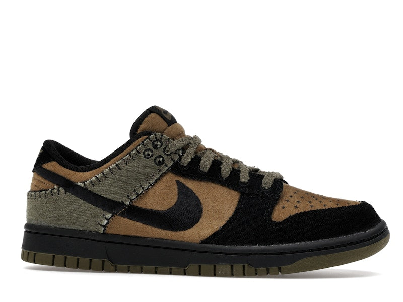 Nike Dunk Low Retro Camo Olive - Brown Kelp/Black/Medium Olive - HV4452-300 - 01