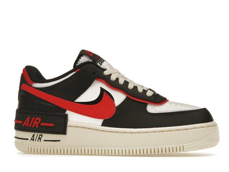 Nike Air Force 1 Low Shadow Summit White University Red Black (W) - Summit White/University Red-Black-White - DR7883-102 - 01