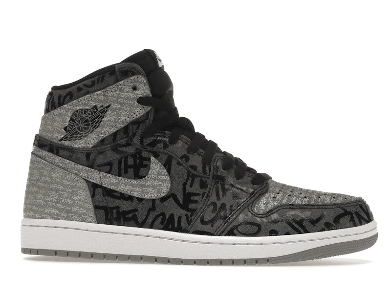 Air Jordan 1 Retro High OG Rebellionaire - Black/White-Particle Grey - 555088-036 - 01