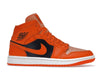 Air Jordan 1 Mid Orange Black (W) - Crimson Bliss/Rush Orange/Black/Sail - DM3381-600 - 01