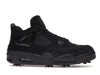 Air Jordan 4 Retro Golf Black Cat Pony Hair - Black/Cement Grey - CU9981-001 - 01