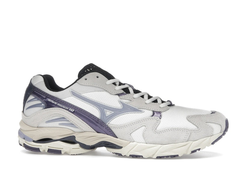 Mizuno Wave Rider 10 Yokai Snow White - MIZUNO Snow White/Aleutian/Cadet - D1GA247401 - 01