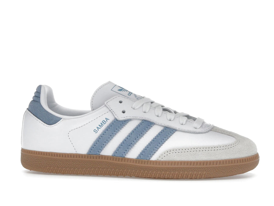 Adidas Samba OG White Alumina Ash Blue - Cloud White/Alumina/Ash Blue - JS1391 - 01