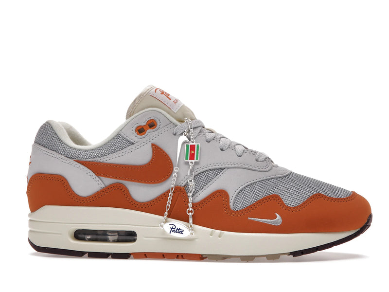 Nike Air Max 1 Patta Waves Monarch With Bracelet - Metallic Silver/Monarch-Pure Platinum - DH1348-001 - 01