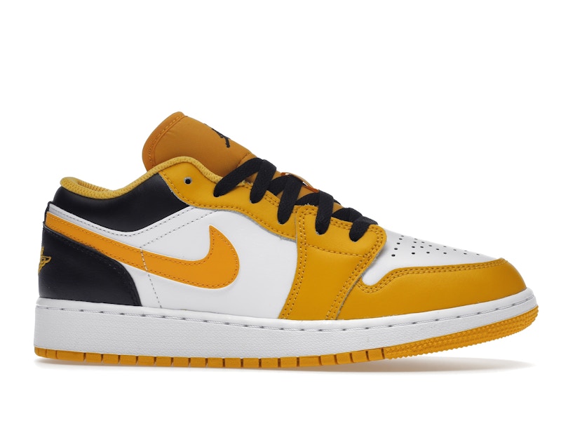 Air Air Jordan 1 Low University Gold White (GS) - Taxi/White/Black - 553560-701 - 01